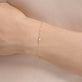 Image of 14K Yellow Gold Meaningful Diamonds Bracelet on Models Arm