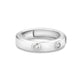 Stone and Strand 14K White Gold Together Forever Diamond Trio Band Side Image