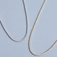 Still life image of Unflippable Tennis Necklace in White Gold and Yellow Gold