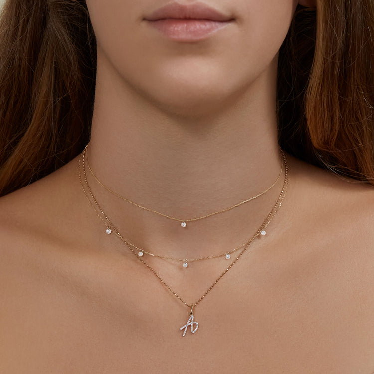 Twinkling on sale diamond necklace