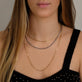 Image of Sterling Silver Bold Curbside Necklace with Stone and Strand Necklaces