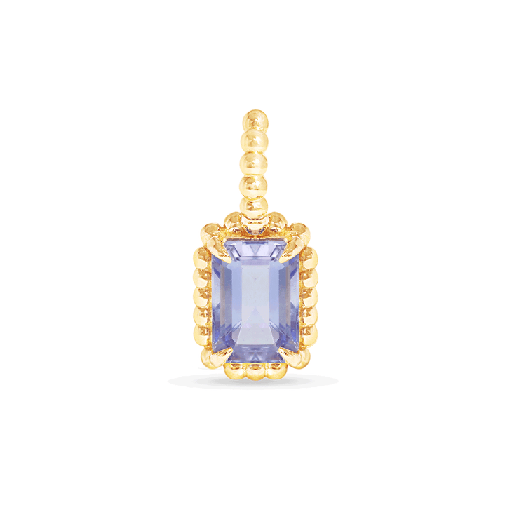 Stone and Strand 10K Yellow Gold Candy Tanzanite Charm Front Image