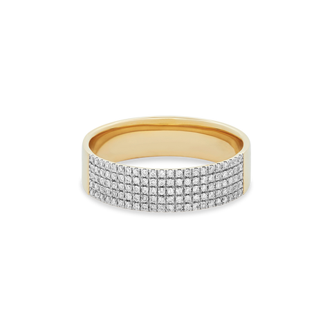 Glamorous Diamond Bombe Ring – STONE AND STRAND