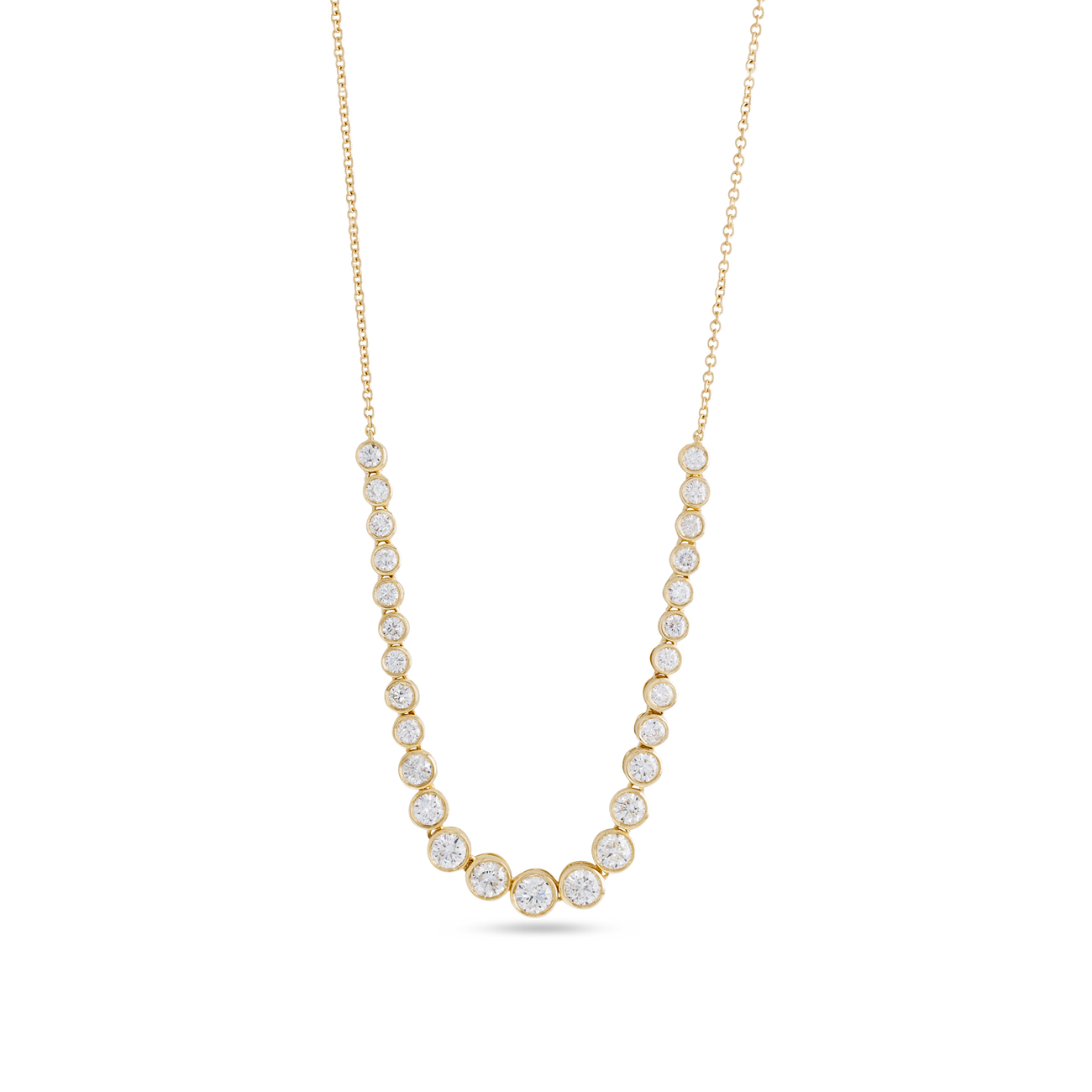 Let It Slide Diamond Tennis Necklace – STONE AND STRAND