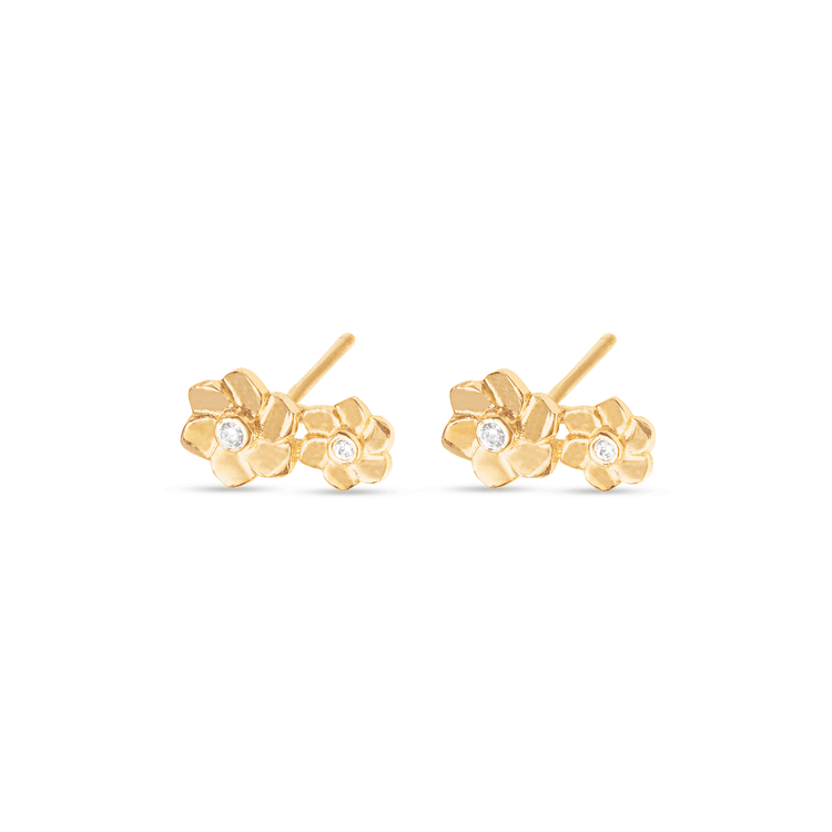 Mini Blooms Corsage Diamond Studs – STONE AND STRAND