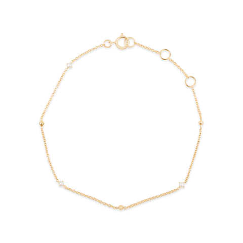 Diamond Drizzle Bracelet – STONE AND STRAND