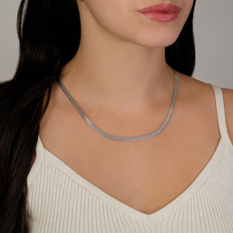 Tewiky Herringbone Necklace for Women Dainty 14k Gold Snake Chain Necklace  Layered Gold Herringbone Double Flat Snake Chain Choker Necklace Thin  Chunky Chain Necklace Gift for Her - Walmart.com