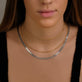 Shimmer Herringbone Necklace