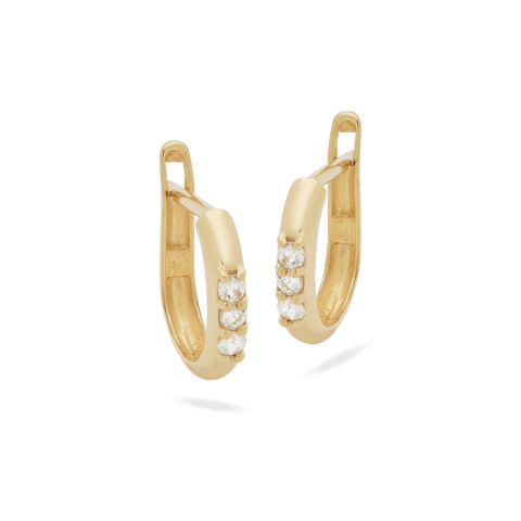 Tiny Dot Stud Earring – STONE AND STRAND