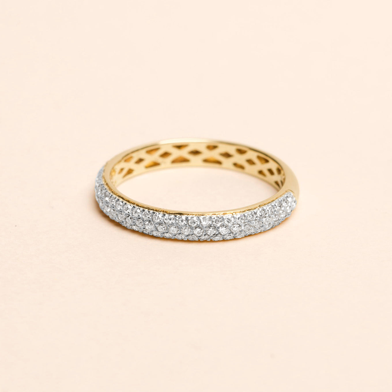 Ultra Bold Micro Diamond For Eternity Band – Stone And Strand