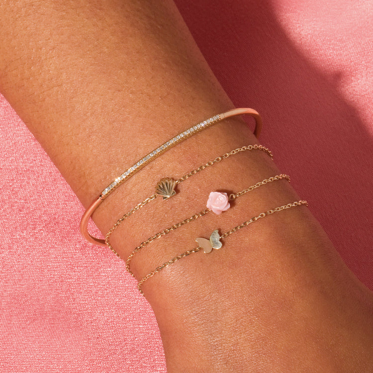 Dainty on sale butterfly bracelet